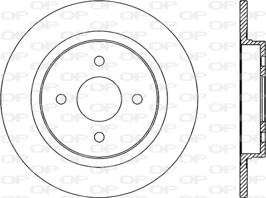 Disque de frein OPEN PARTS BDR2346.10