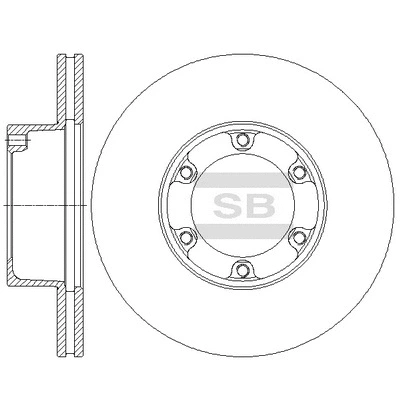 Disque de frein Hi-Q SD4411