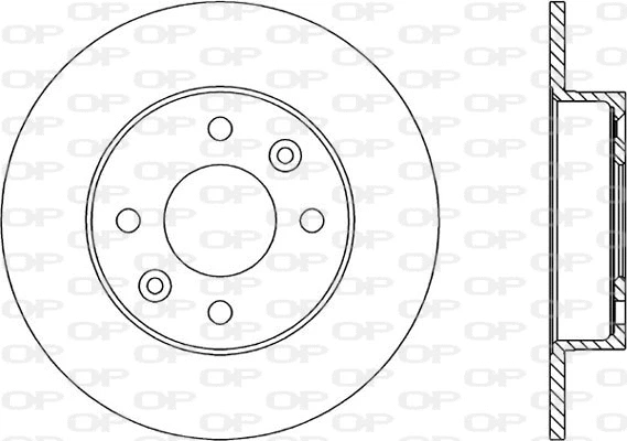 Disque de frein OPEN PARTS BDA1447.10