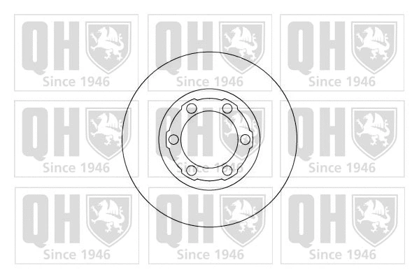 Disque de frein QUINTON HAZELL BDC4354