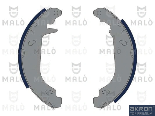 Jeu de mâchoires de frein AKRON-MALÒ 1390373