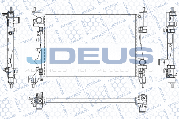 Radiateur, refroidissement du moteur JDEUS M-0201100