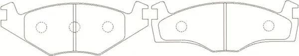 Kit de plaquettes de frein, frein à disque SB BP22121