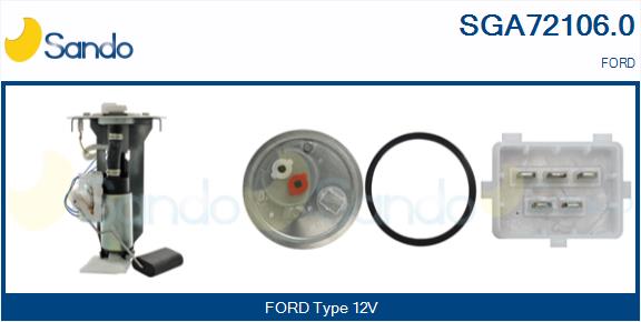 unité d'alimentation de carburant SANDO SGA72106.0